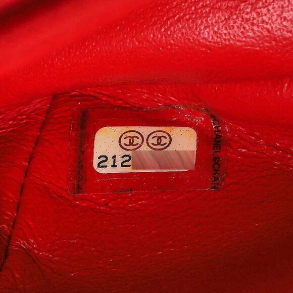 Chanel Red Chevron Quilted Patent Leather Classic Rectangular Mini Flap Bag - Picture 4 of 10